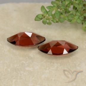 Pyrope Garnet Gemstones in 10.2 x 5.2 mm Size for Sale, Pyrope Garnet Stones in Dark Red Color