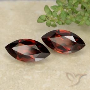 2.44 ctw Red Pyrope Garnet Stones, Natural Pyrope Garnet in Marquise Facet Shape for Sale