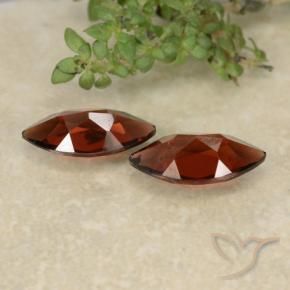 Pyrope Garnet Gemstones in 10 x 5 mm Size for Sale, Pyrope Garnet Stones in Deep Red Color