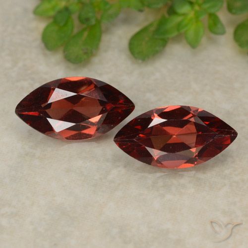 2.15ctw Natural Dark Red Pyrope Garnet, Marquise, VVS-VS