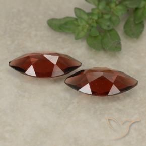 Pyrope Garnet Gemstones in 10.1 x 5.1 mm Size for Sale, Pyrope Garnet Stones in Dark Red Color
