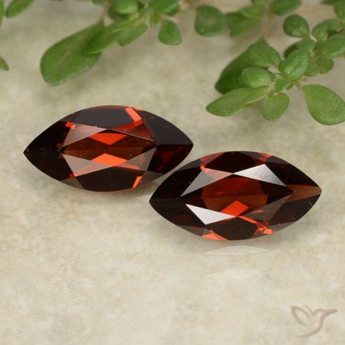 2.30ctw Natural Deep Red Pyrope Garnet, Marquise, VVS-VS