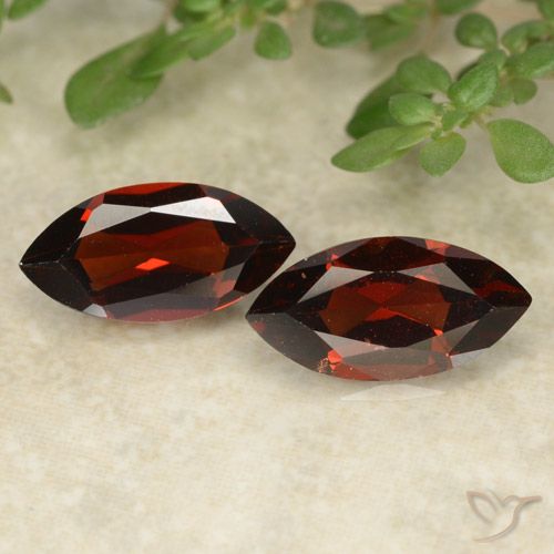 2.37ctw Natural Dark Red Pyrope Garnet, Marquise, VVS-VS