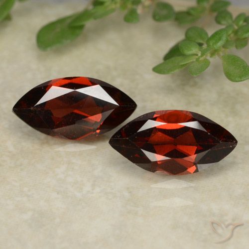 2.32ctw Natural Sangria Red Pyrope Garnet, Marquise, VVS-VS