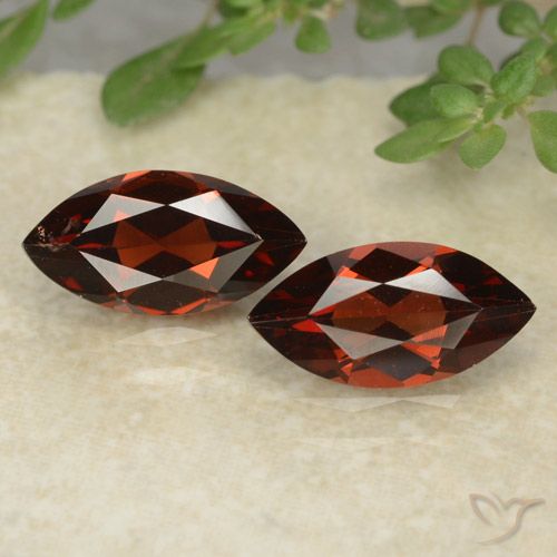 2.51ctw Natural Deep Red Pyrope Garnet, Marquise, VVS-VS
