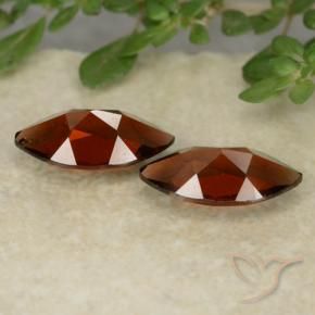 Pyrope Garnet Gemstones in 10.1 x 5.1 mm Size for Sale, Pyrope Garnet Stones in Deep Red Color