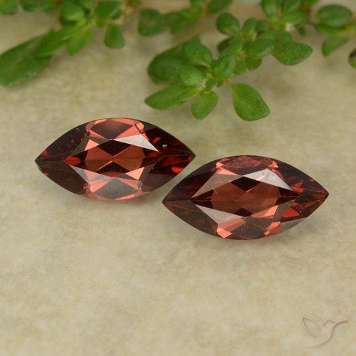2.38 ct Marquise Cut Pyrope Garnet, 10.2 x 5.2 mm From Mozambique, Photo A