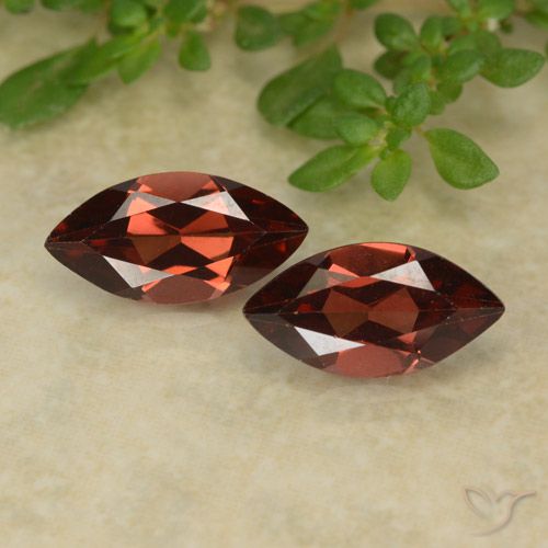 2.41 ct Marquise Cut Pyrope Garnet, 10.1 x 5.1 mm From Mozambique, Photo A