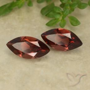 2.41 ctw Red Pyrope Garnet Stones, Natural Pyrope Garnet in Marquise Facet Shape for Sale