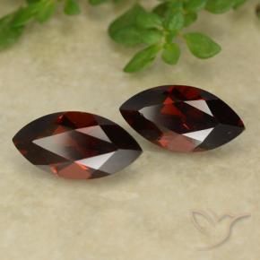 2.83 ctw Red Pyrope Garnet Stones, Natural Pyrope Garnet in Marquise Facet Shape for Sale