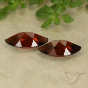 Pyrope Garnet Gemstones in 10.1 x 5.2 mm Size for Sale, Pyrope Garnet Stones in Deep Blood Red Color