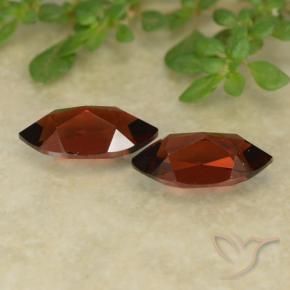 Pyrope Garnet Gemstones in 10.1 x 5.1 mm Size for Sale, Pyrope Garnet Stones in Deep Red Color