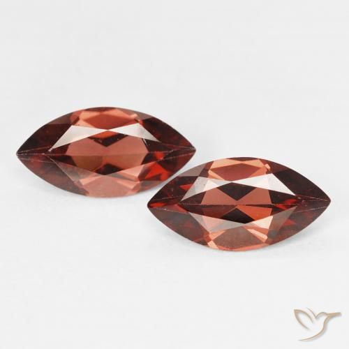 2.29 ct Marquise Cut Pyrope Garnet, 10 x 5.1 mm From Mozambique, Photo A