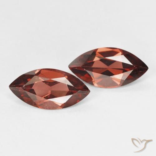 2.29 ctw Red Pyrope Garnet Stones, Natural Pyrope Garnet in Marquise Facet Shape for Sale
