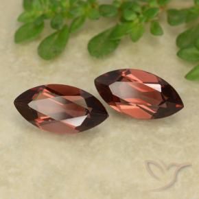 2.61 ctw Red Pyrope Garnet Stones, Natural Pyrope Garnet in Marquise Facet Shape for Sale