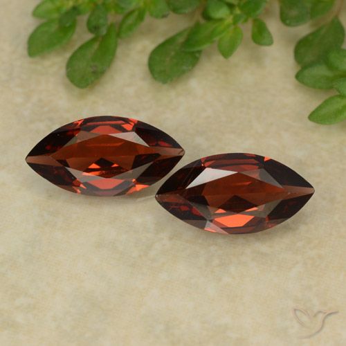 2.22ctw Natural Dark Red Pyrope Garnet, Marquise, VVS-VS