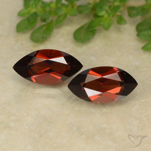 2.95ctw Natural Dark Red Pyrope Garnet, Marquise, VVS-VS