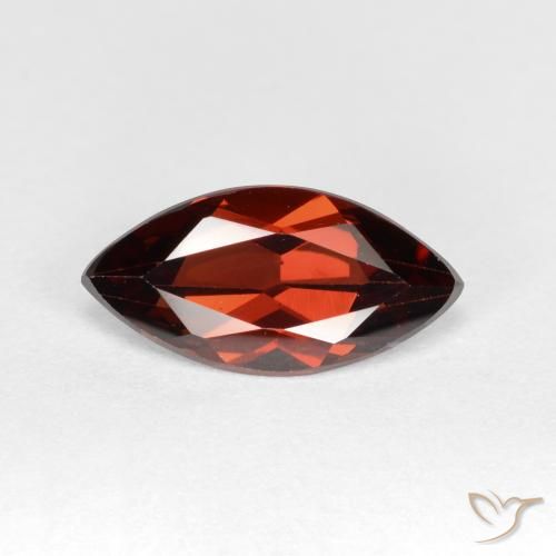 1.24ct Natural Deep Red Pyrope Garnet, Marquise, VVS-VS