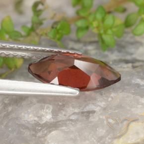 Pyrope Garnet Gemstone in 9.8 x 5.1 mm Size for Sale, Pyrope Garnet Stone in Deep Red Color