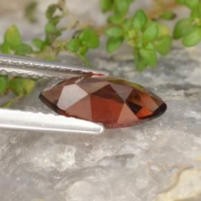 Pyrope Garnet Gemstone in 10.1 x 5.1 mm Size for Sale, Pyrope Garnet Stone in Dark Red Color