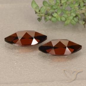 Pyrope Garnet Gemstones in 9.9 x 5 mm Size for Sale, Pyrope Garnet Stones in Deep Blood Red Color