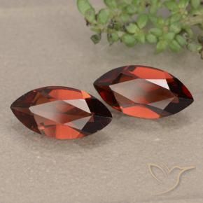 2.27 ctw Red Pyrope Garnet Stones, Natural Pyrope Garnet in Marquise Facet Shape for Sale