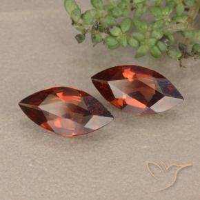 1.49 ctw Red Pyrope Garnet Stones, Natural Pyrope Garnet in Marquise Facet Shape for Sale