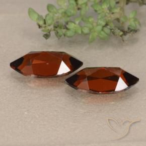 Pyrope Garnet Gemstones in 10 x 5 mm Size for Sale, Pyrope Garnet Stones in Dark Red Color