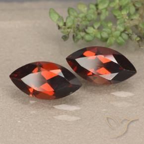 2.71 ctw Red Pyrope Garnet Stones, Natural Pyrope Garnet in Marquise Facet Shape for Sale