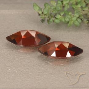 Pyrope Garnet Gemstones in 10.1 x 5.2 mm Size for Sale, Pyrope Garnet Stones in Deep Red Color