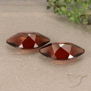 Pyrope Garnet Gemstones in 10.1 x 5.2 mm Size for Sale, Pyrope Garnet Stones in Sangria Red Color