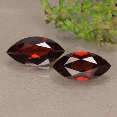2.22ctw Natural Deep Red Pyrope Garnet, Marquise, VVS-VS