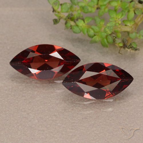 2.06ctw Natural Sangria Red Pyrope Garnet, Marquise, VVS