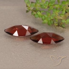 Pyrope Garnet Gemstones in 10 x 5.1 mm Size for Sale, Pyrope Garnet Stones in Sangria Red Color
