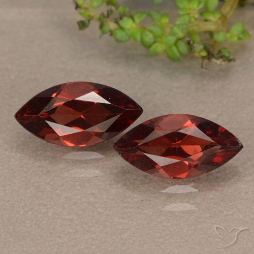 2.53ctw Natural Sangria Red Pyrope Garnet, Marquise, VVS-VS