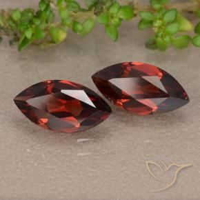 2.27 ctw Red Pyrope Garnet Stones, Natural Pyrope Garnet in Marquise Facet Shape for Sale