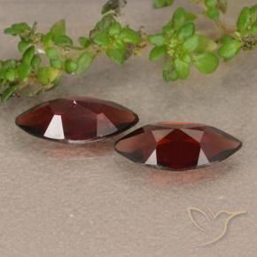 Pyrope Garnet Gemstones in 10.1 x 4.9 mm Size for Sale, Pyrope Garnet Stones in Dark Red Color