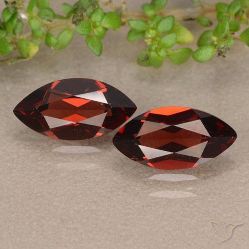 2.54ctw Natural Deep Scarlet Red Pyrope Garnet, Marquise, VVS-VS