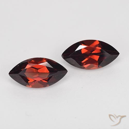 2.74 ct Marquise Cut Pyrope Garnet, 10 x 5.2 mm From Mozambique, Photo A