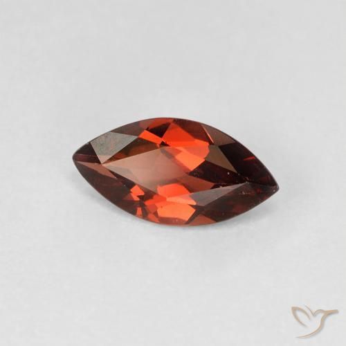 1.17ct Natural Deep Red Pyrope Garnet, Marquise, VVS-VS