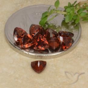 Pyrope Garnet Gemstones in 4 x 4 mm (calibrated) Size for Sale, Pyrope Garnet Stones in Deep Red Color
