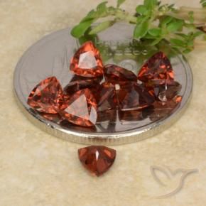 Pyrope Garnet Gemstones in 4 x 4 mm (calibrated) Size for Sale, Pyrope Garnet Stones in Medium Red Color