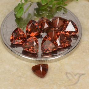 Pyrope Garnet Gemstones in 4 x 4 mm (calibrated) Size for Sale, Pyrope Garnet Stones in Deep Red Color