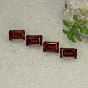 2.58 ctw Red Pyrope Garnet Stones, Natural Pyrope Garnet in Octagon Step Cut Shape for Sale