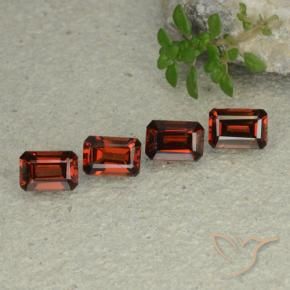 3.09 ctw Red Pyrope Garnet Stones, Natural Pyrope Garnet in Octagon Step Cut Shape for Sale