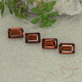 1.81 ctw Red Pyrope Garnet Stones, Natural Pyrope Garnet in Octagon Step Cut Shape for Sale