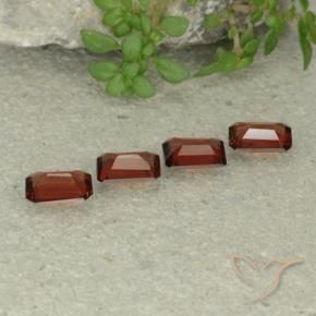 Pyrope Garnet Gemstones in 5.5 x 3.7 mm Size for Sale, Pyrope Garnet Stones in Deep Red Color