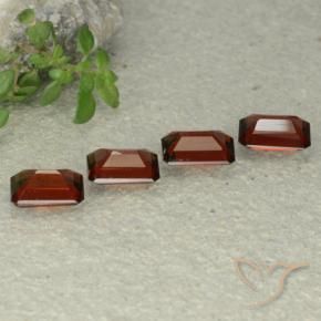 Pyrope Garnet Gemstones in 6 x 4 mm (calibrated) Size for Sale, Pyrope Garnet Stones in Deep Red Color