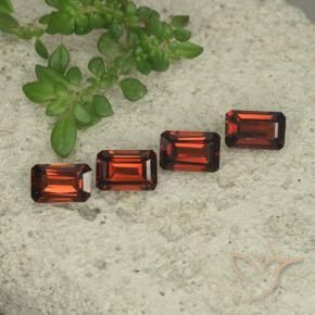 2.28 ctw Red Pyrope Garnet Stones, Natural Pyrope Garnet in Octagon Step Cut Shape for Sale