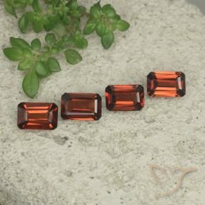 2.16 ctw Red Pyrope Garnet Stones, Natural Pyrope Garnet in Octagon Step Cut Shape for Sale